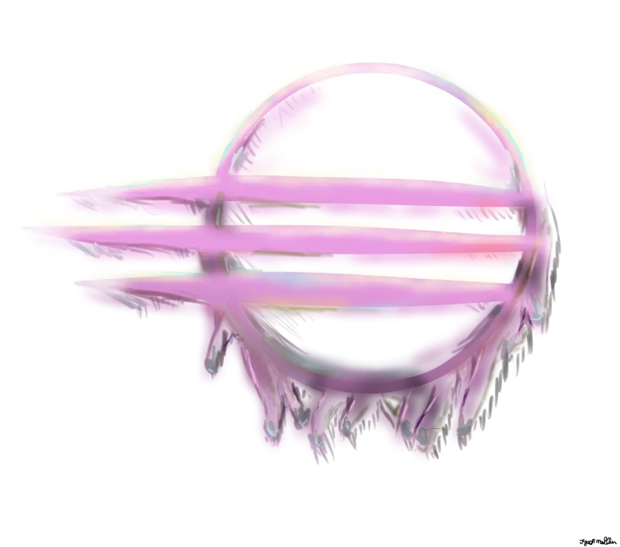 Abstract Art with Pink and Purple Hues