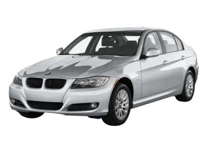 Silver Sedan Car Illustration