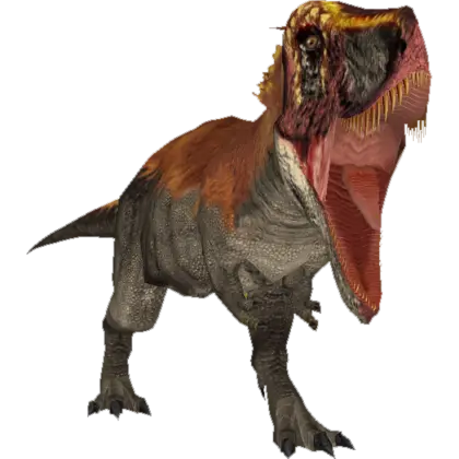 Realistic Dinosaur Illustration with Open Mouth