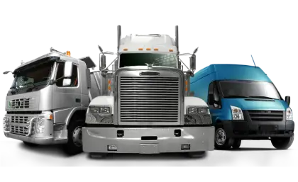 Commercial Vehicles with Trucks and Van