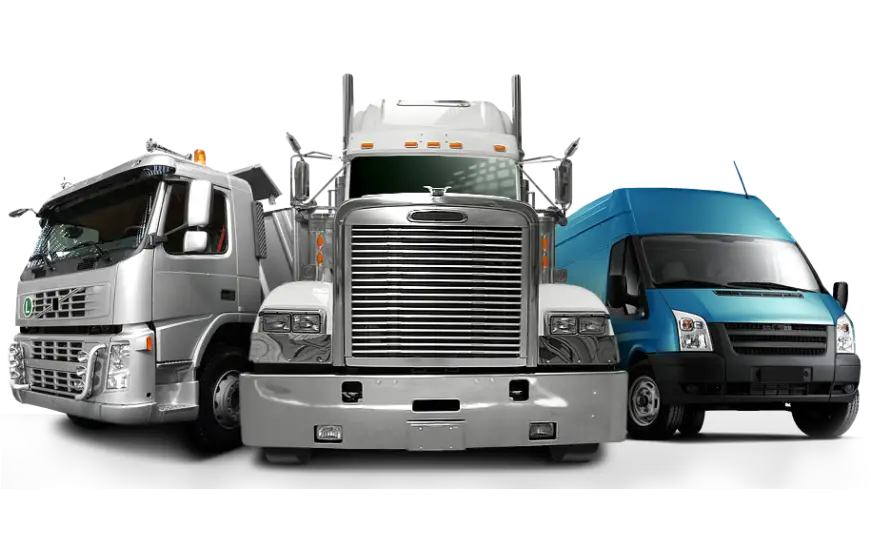 Commercial Vehicles with Trucks and Van