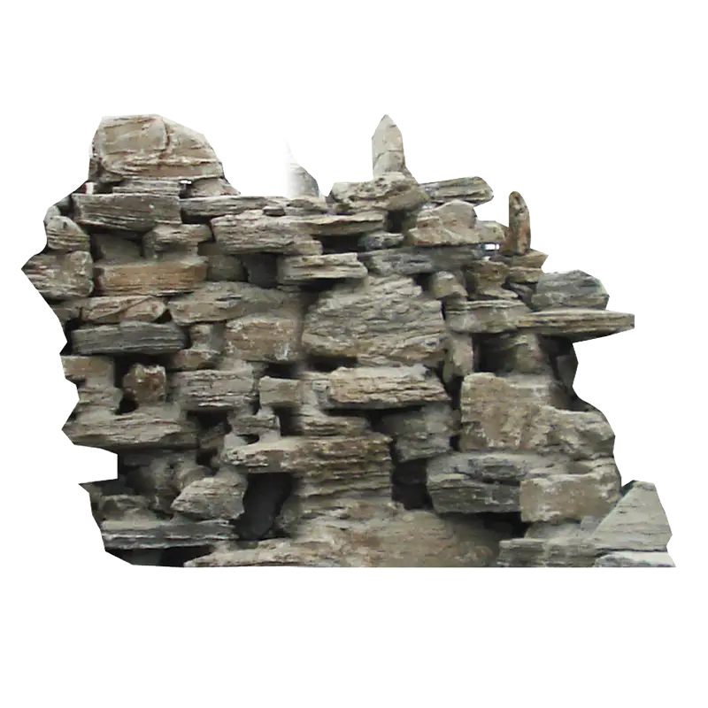 Rough Stone Wall Structure