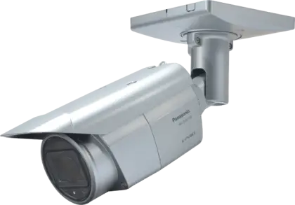 Silver Security Camera for Video Surveillance
