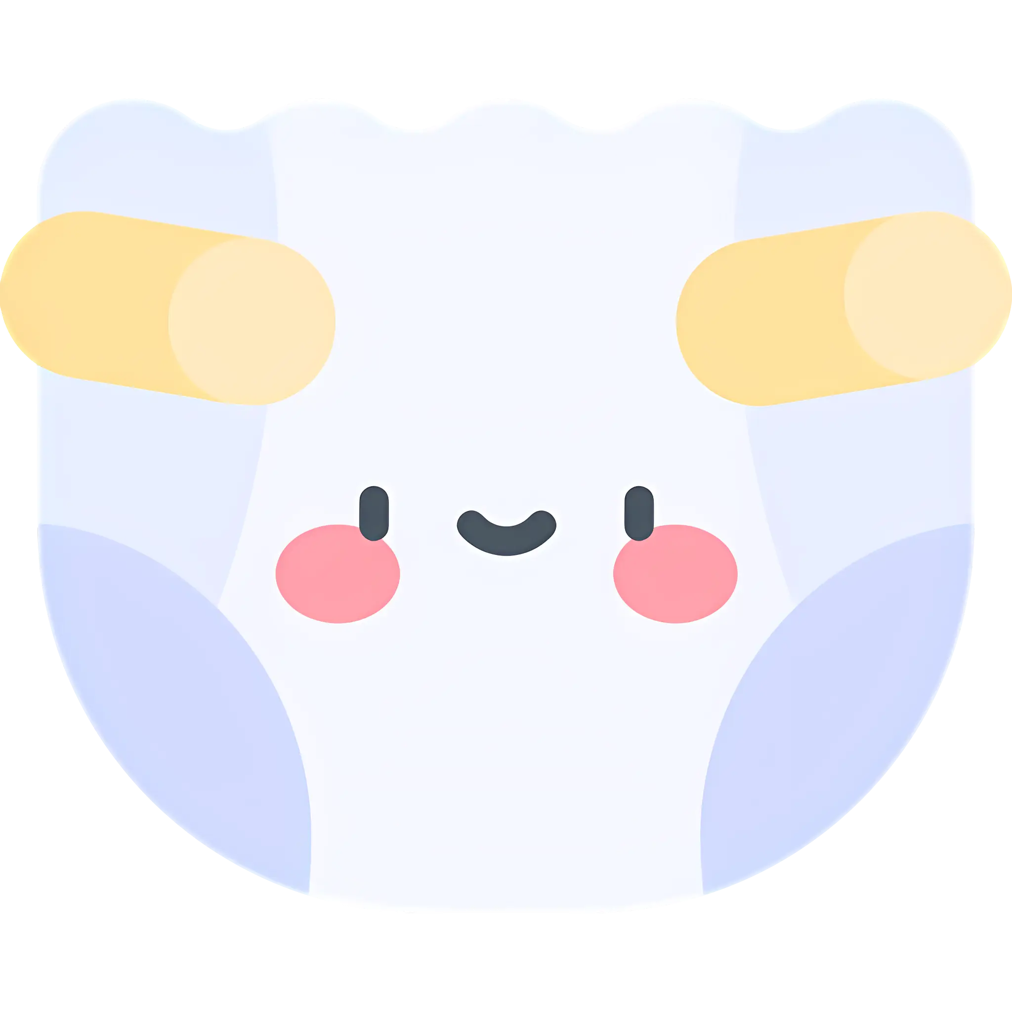 Cute Baby Diaper with Smiling Face