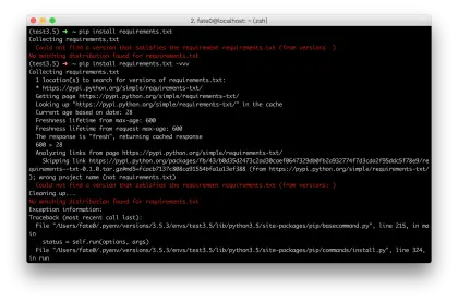 Python Terminal Error Screenshot