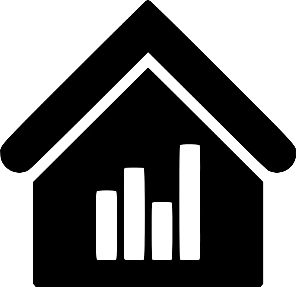 House Statistics Icon for Real Estate Analytics