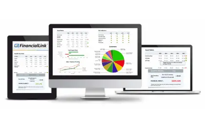 Financial Dashboard on Multiple Devices