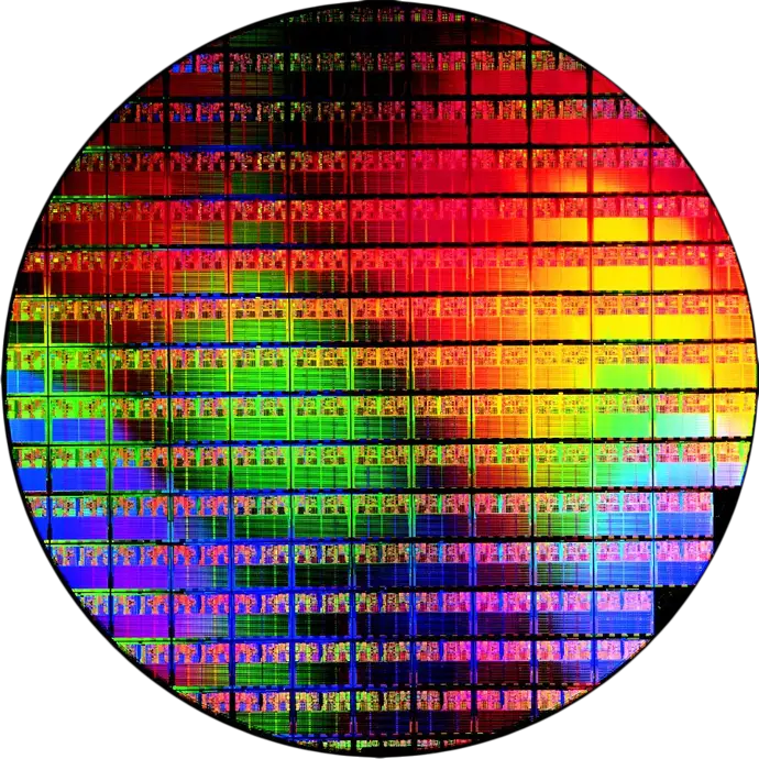 Colorful Silicon Wafer Technology