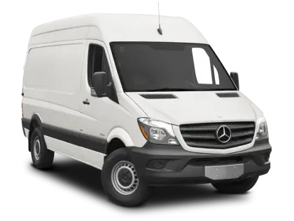 White Delivery Van for Logistics