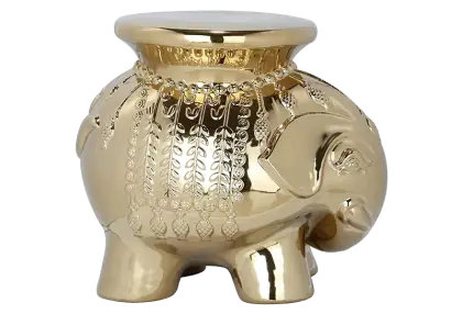 Golden Elephant Decorative Item