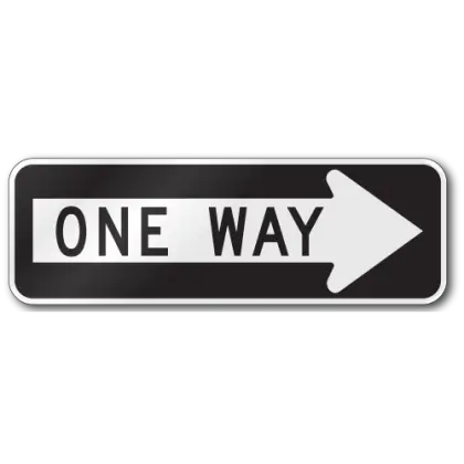 One Way Traffic Sign