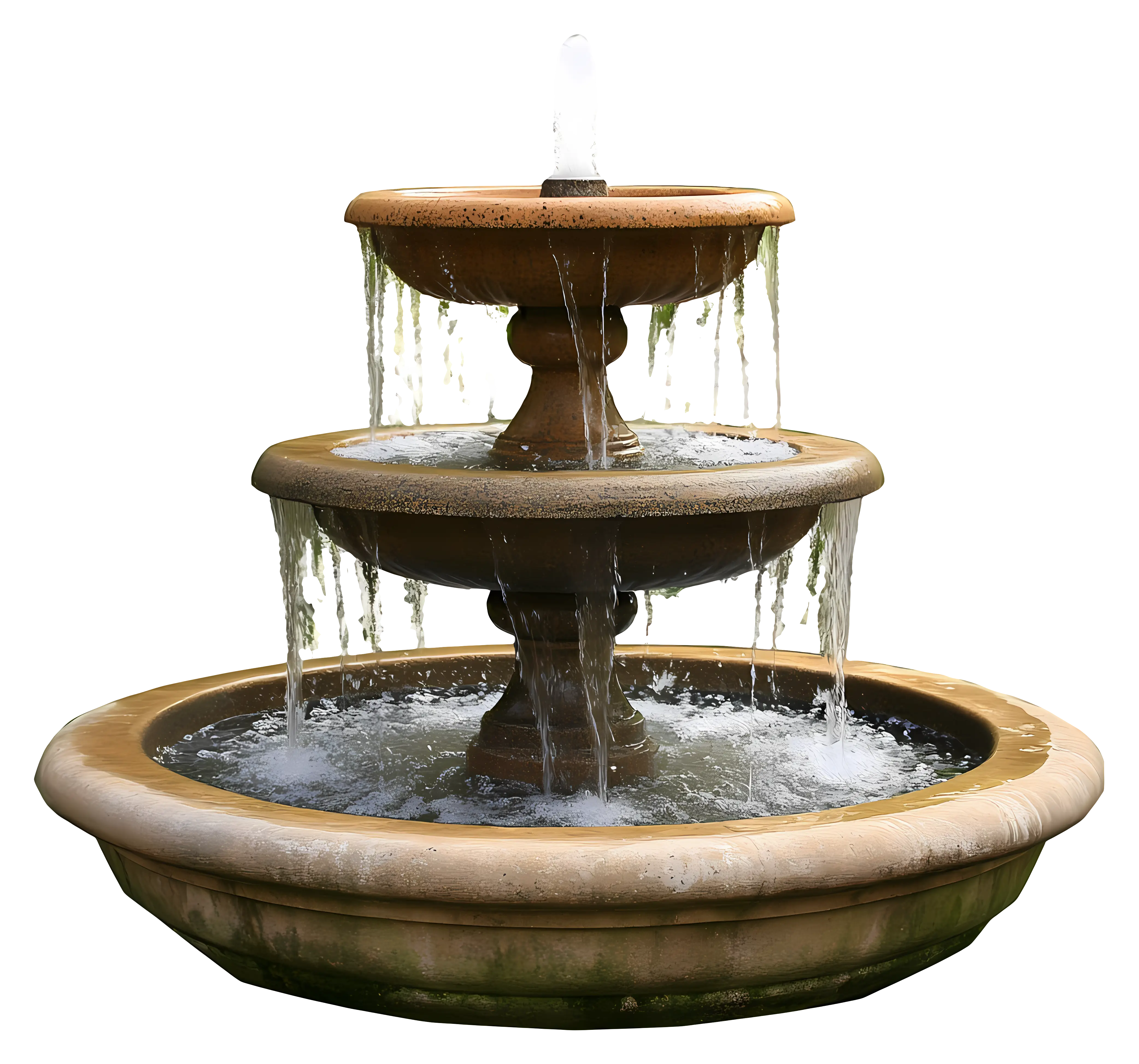 Three-Tier Garden Water Fountain