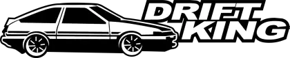Drift King Car Sticker