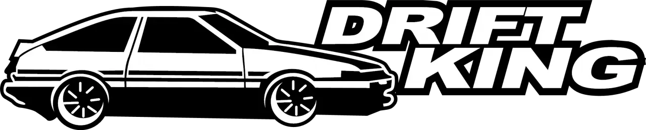 Drift King Car Sticker