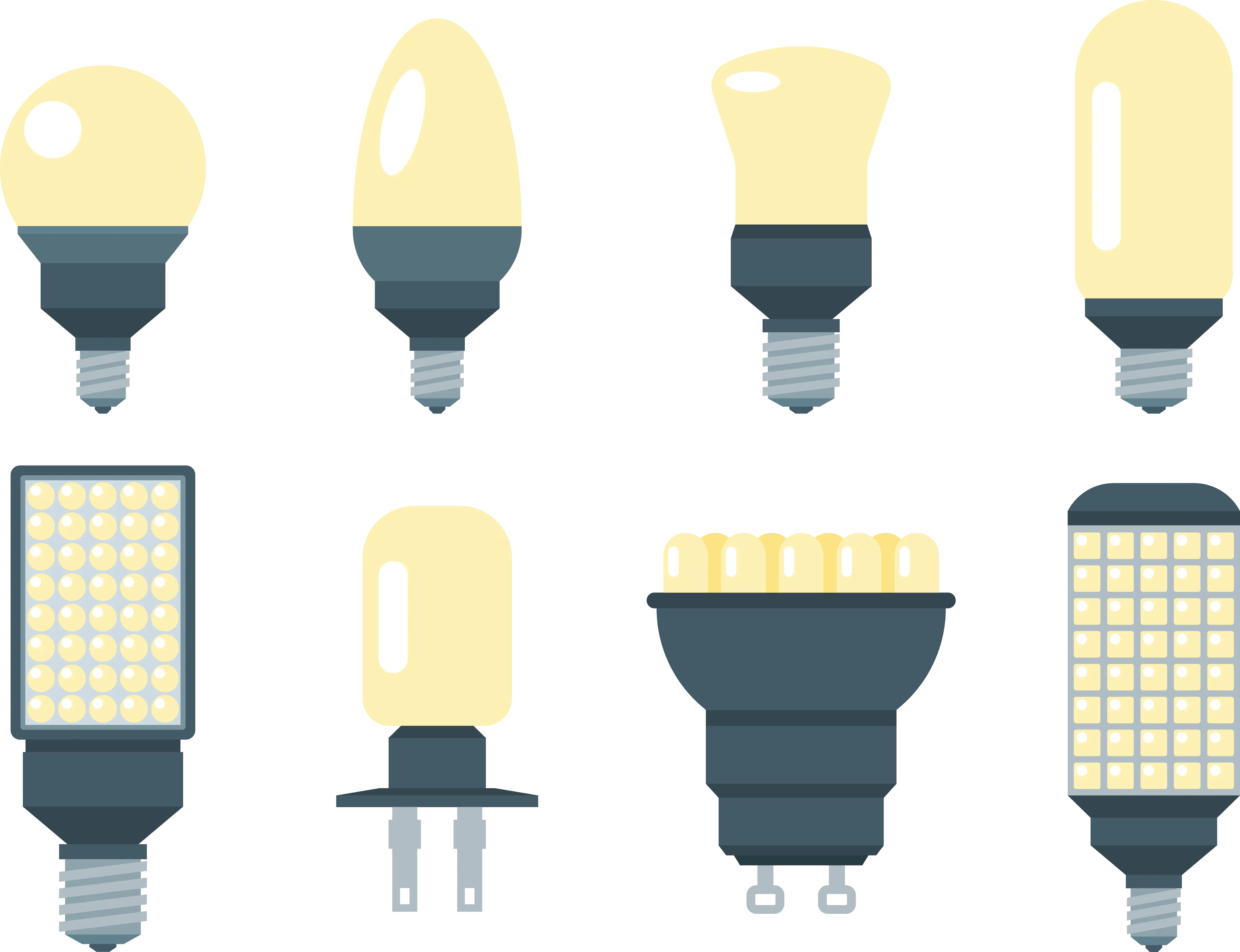 Various Types of LED Bulbs