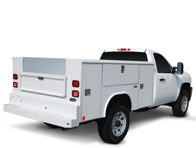 White Utility Truck for Commercial Use