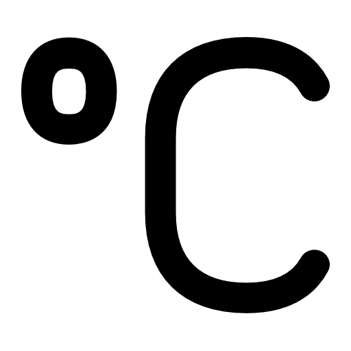 Celsius Symbol for Temperature Measurement