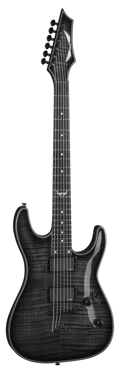 Black Electric Guitar Design