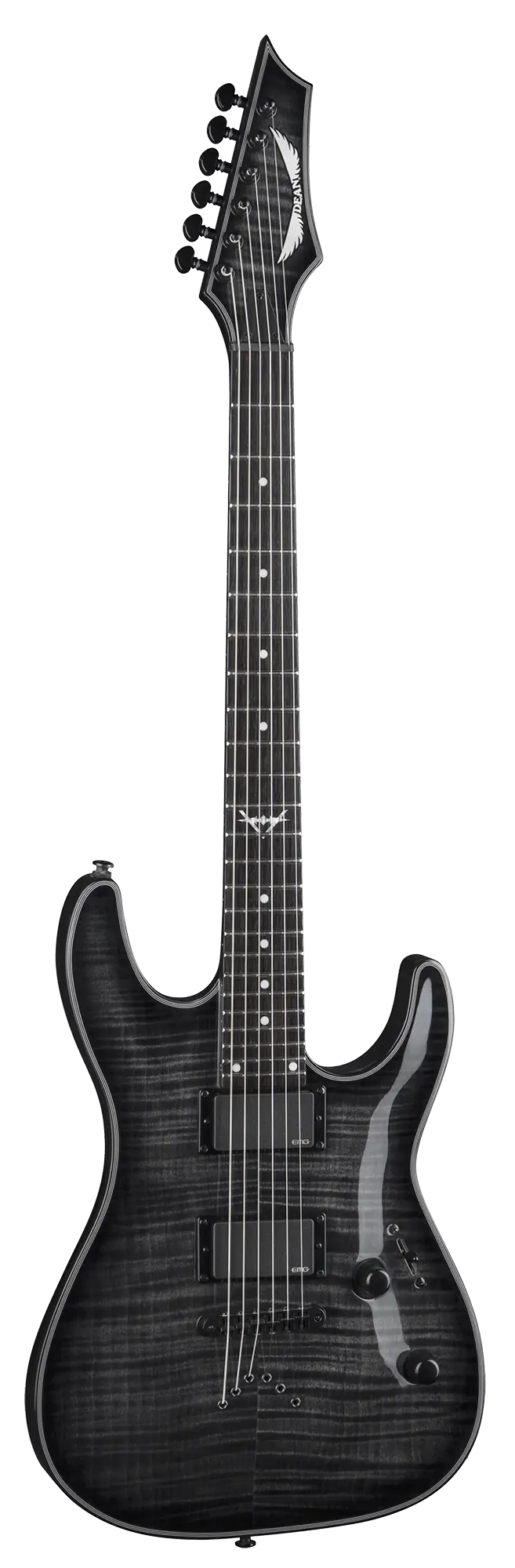 Black Electric Guitar Design