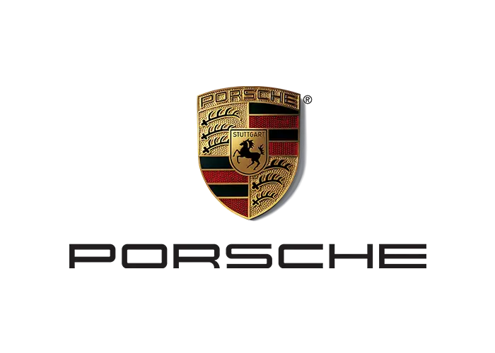 Porsche Logo on Transparent Background