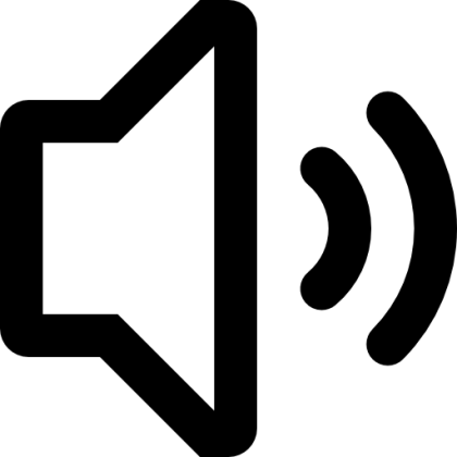 Speaker Volume Symbol Icon