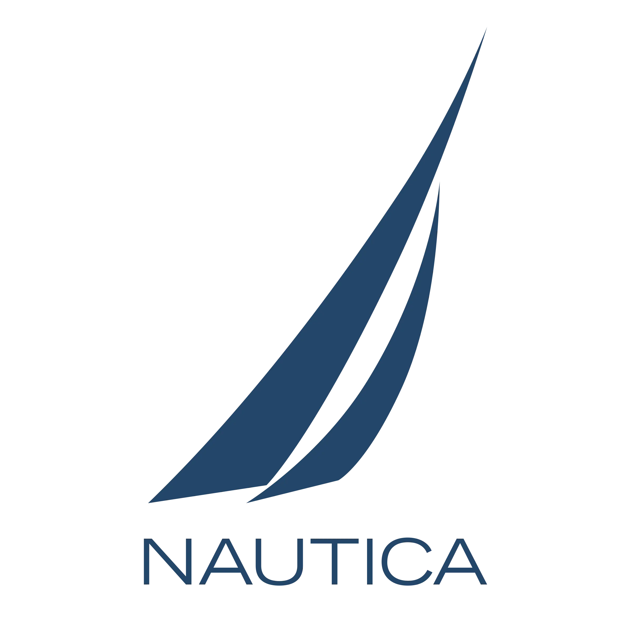 Nautica Blue Sail Logo Design