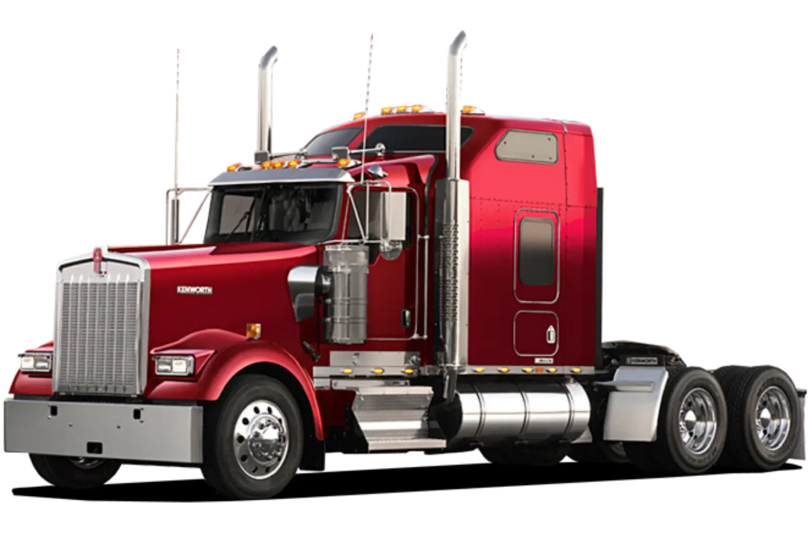 Red Semi-Truck for Transportation