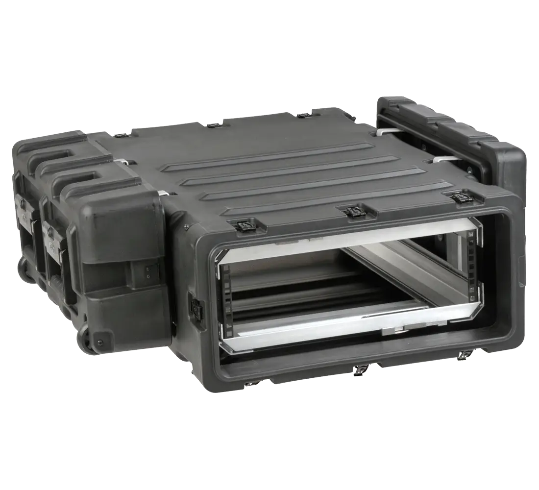 Rugged Black Protective Equipment Case