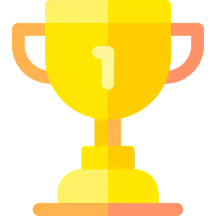 Golden Trophy Icon for Winners