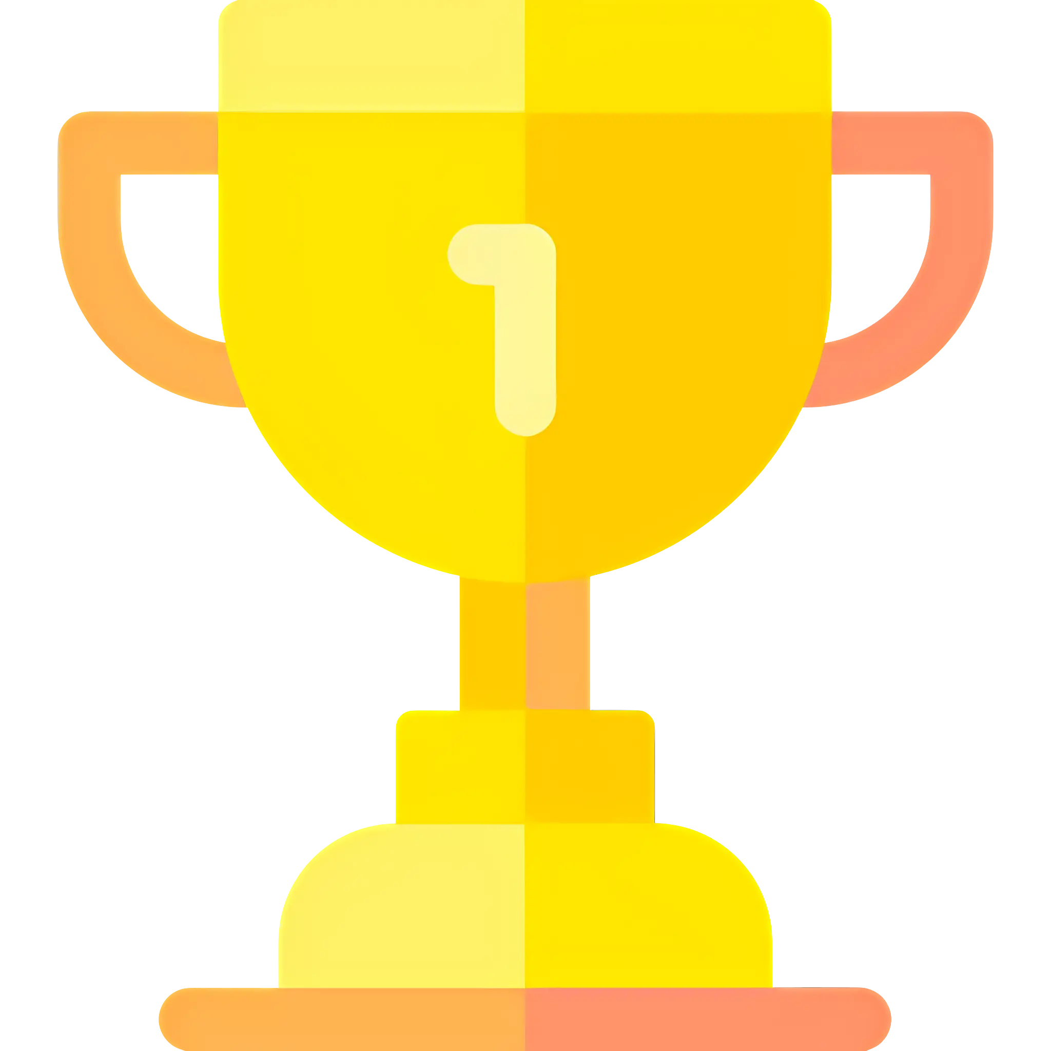Golden Trophy Icon for Winners
