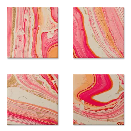 Colorful Marble Patterns Art