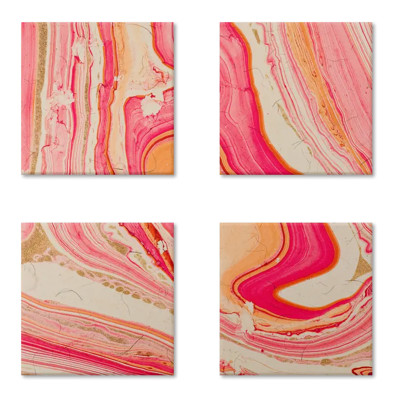 Colorful Marble Patterns Art