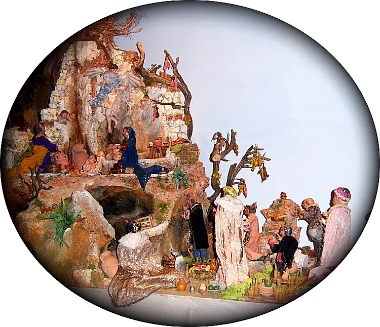 Traditional Nativity Scene