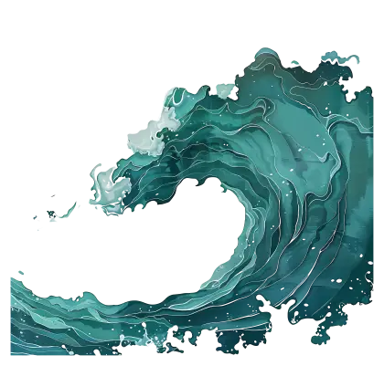 Abstract Wave Design Illustration