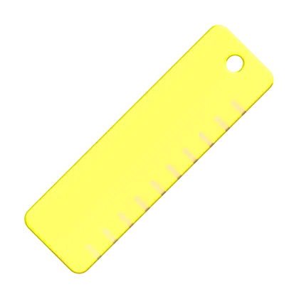 Yellow Ruler Illustration