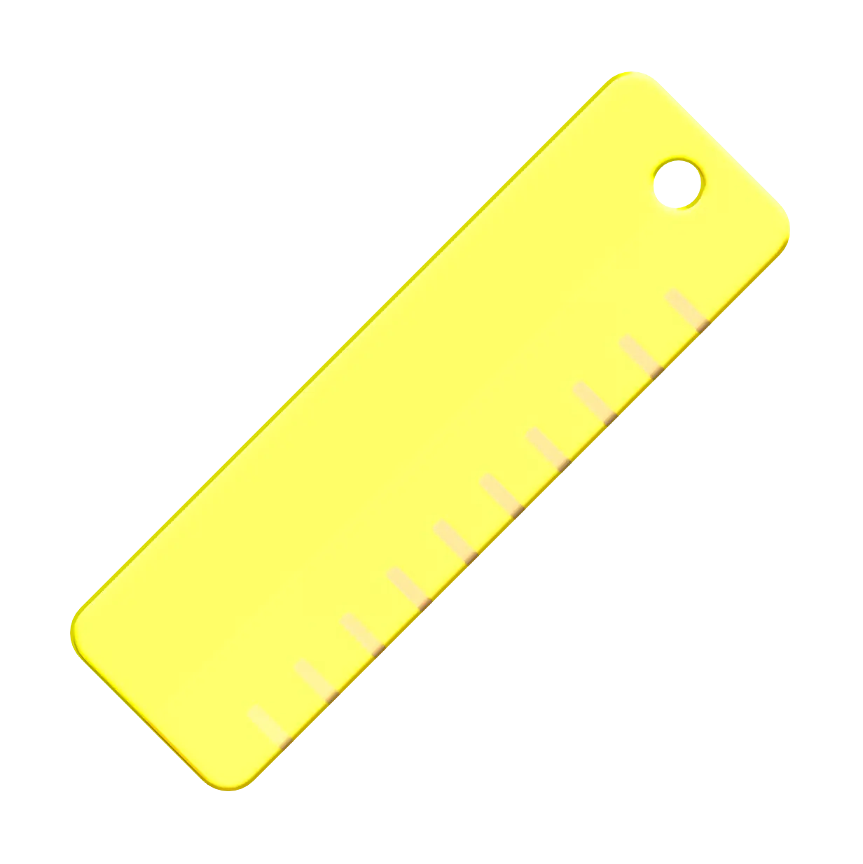 Yellow Ruler Illustration