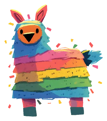 Colorful PiÃ±ata for Party Fun