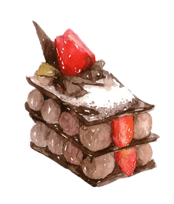 Delicious Chocolate Strawberry Dessert