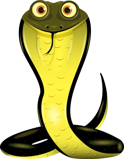 Cartoon Cobra Snake Illustration