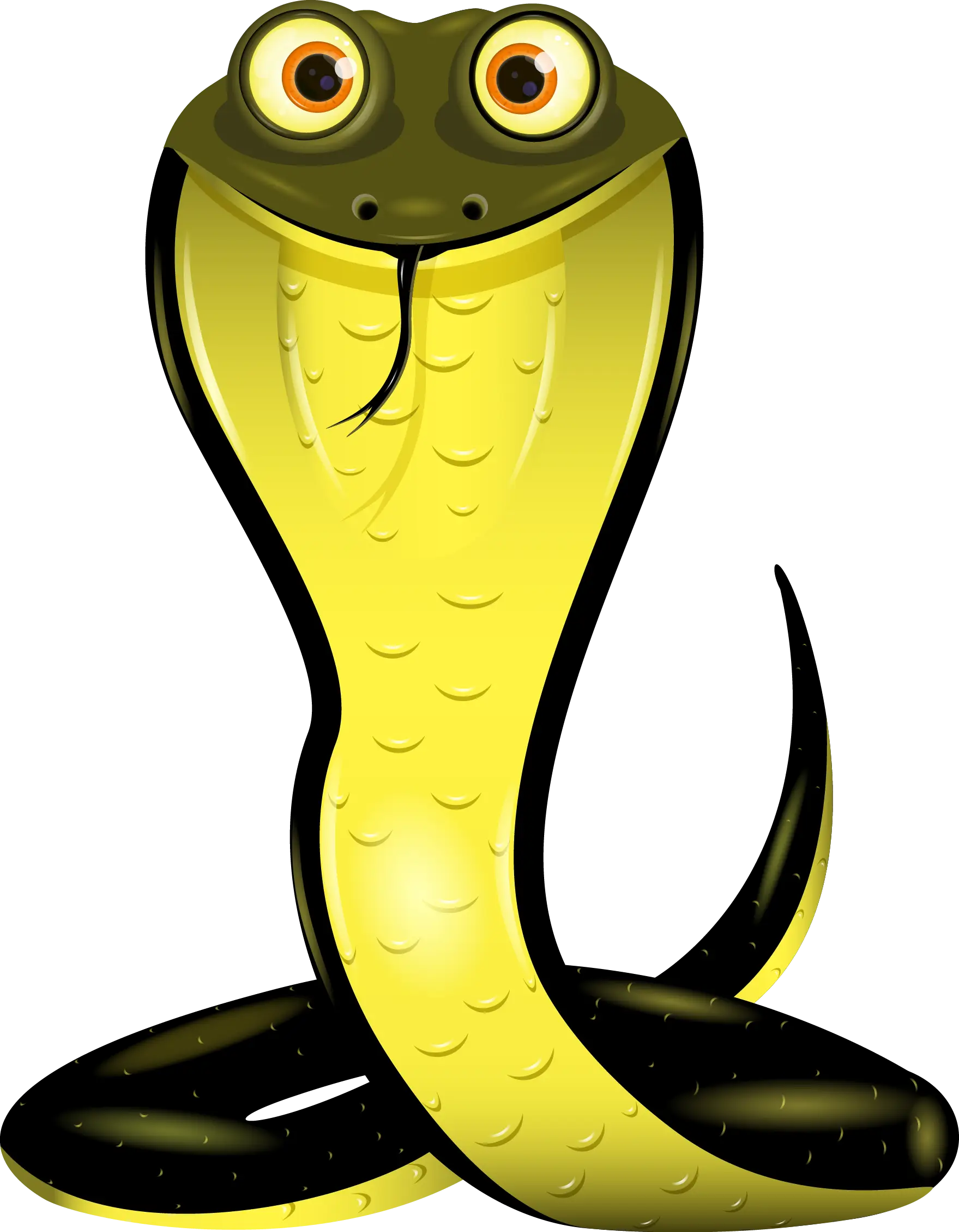 Cartoon Cobra Snake Illustration
