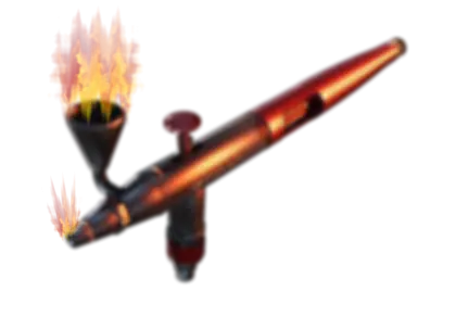 Flaming Airbrush Tool for Creative Art