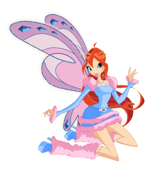 Beautiful Cartoon Fairy in a Fantasy Setting