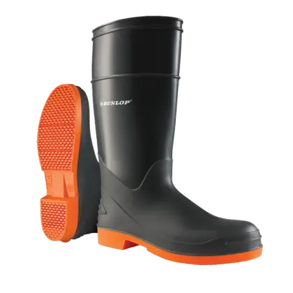 Black Rubber Boots for Outdoor Use