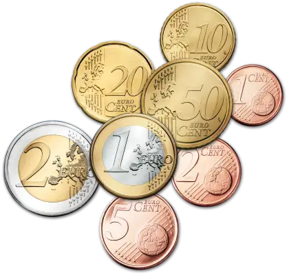 Euro Coins Collection Display