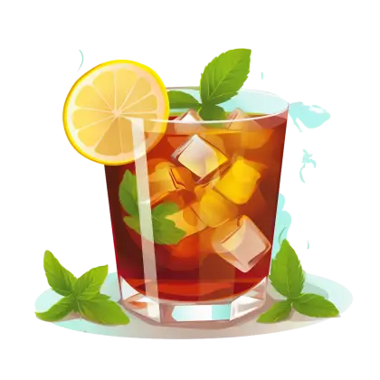 Refreshing Iced Tea with Lemon