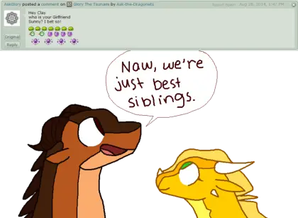 Dragon Characters Discussing Friendship