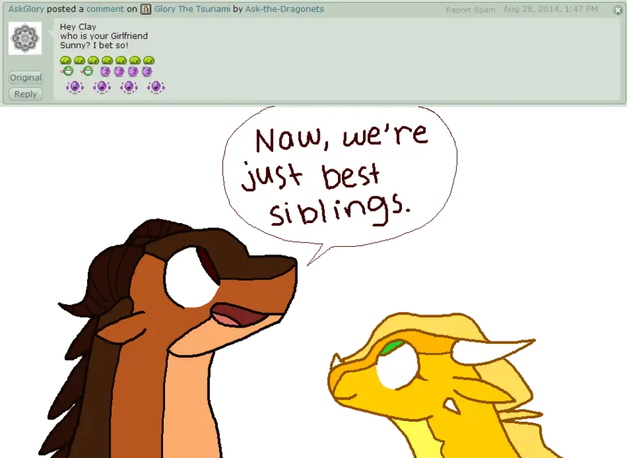 Dragon Characters Discussing Friendship