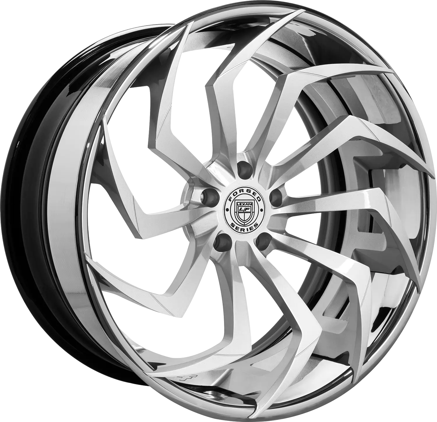 Shiny Metallic Car Wheel for Automobiles