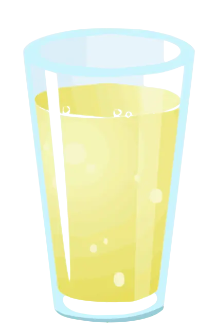 Glass of Yellow Juice
