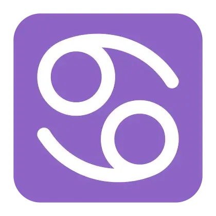 Cancer Zodiac Sign Symbol